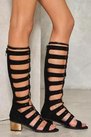 School's Out Lace Up Gladiator Sandal 