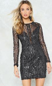 Sequin Good Times Only Dress 