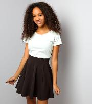Teens Black Skater Skirt 