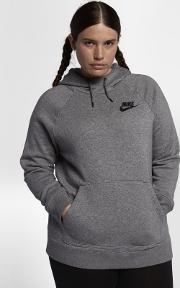 Plus Size Sportswear Rally Women's Pullover Hoodie Grey