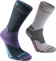Bridgedale Womens Woolfusion Trekker Socks 2 Pack 