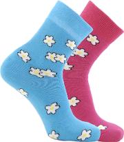 Kids Outdoor And Leisure Socks 2 Pack