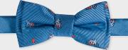 Baby Boys' Blue 'bicycle Jacquard' Bow Tie 