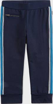 Boys' 2 6 Years Navy Zebra Logo Sweatpants 