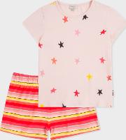 Girls' 2 6 Years 'stars And Stripe' Print Pyjamas 