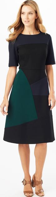 Rosie A Line Colour Block Dress