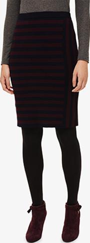 Stacey Cut Out Stripe Skirt