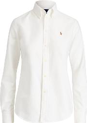Custom Fit Cotton Oxford Shirt 
