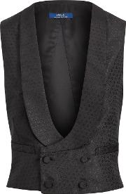 Jacquard Double Breasted Vest 