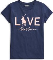 Pink Pony Love Graphic T Shirt 
