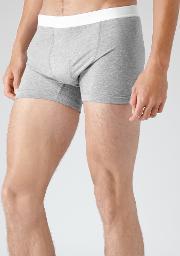 Ace Mens Cotton Trunks In Grey