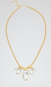 Anastacia Necklace With Crystals From Swarovski In White, Womens