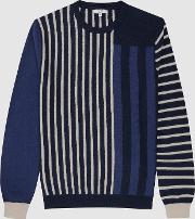 Andy Striped Crew Neck Jumper