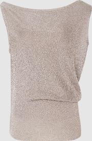 Brigette Draped Knitted Tank Top