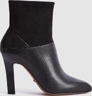 Carrie Suede & Leather Ankle Boots