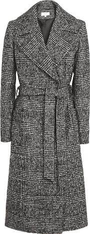 Chay Houndstooth Wrap Coat
