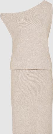 Claudine Draped Knitted Dress