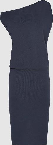 Claudine Draped Knitted Dress
