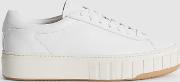 Dover Street Leather Flatform Trainers