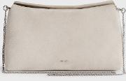 Evie Suede Slouch Clutch