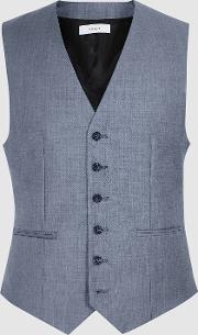 Friulano Wool Modern Fit Waistcoat