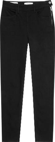 Hedy Black High Rise Cropped Jeans