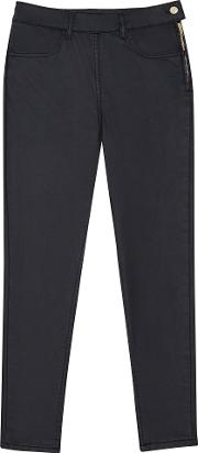 Hedy Coated Coated Cropped Jeans