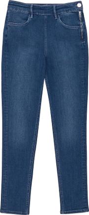 Hedy Mid Blue Cropped Jeans