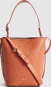 Hudson Mini Leather Mini Bucket Bag