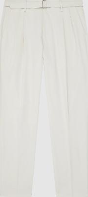 Kover Double Pleat Front Tapered Trousers