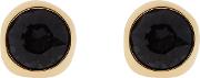 Sabina Stud Earrings With Swarovski Crystals In Yellow, Womens