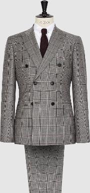 Virna Wool Checked Two Piece Suit