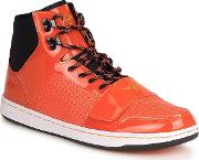 W Cesario Women's Shoes High Top Trainers In Orange