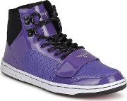 W Cesario Women's Shoes High Top Trainers In Purple