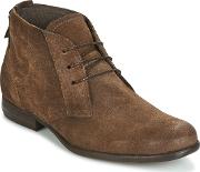 Kassab Men's Mid Boots In Brown