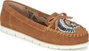 Miss L'fire Chieftain Women's Loafers  Casual Shoes In Brown 