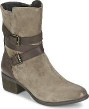 Mouse Women's Mid Boots In Grey