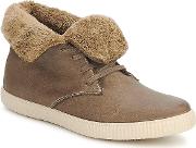 6786 Women's Shoes High Top Trainers In Brown