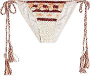 Embellished Crochet Bikini Bottoms
