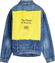 balenciaga jean jacket men