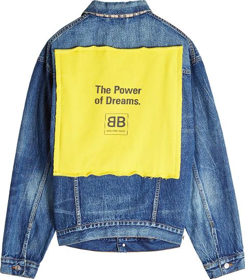 balenciaga jean jacket mens