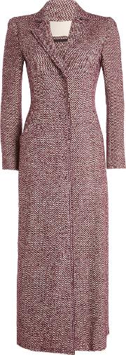 Brock Collection Tweed Maxi Coat 