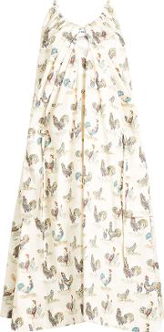 Rooster Print Dress