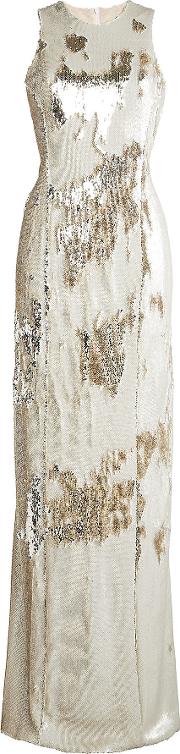 Salar Column Sequin Dress