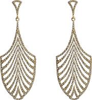 18 Karat Gold And Diamond Escape Earrings