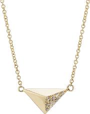 18kt Yellow Gold Necklace With White Diamonds