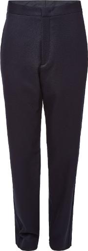 Raul Virgin Wool Pants With Buttoned Ankles
