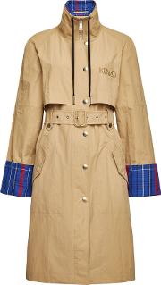 Trench Coat With Cotton