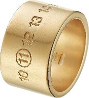 Maison Margiela Gold Plated Silver Ring 