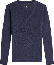 Cashmere Pullover With Wool